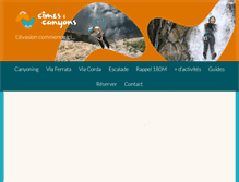 Tablet Screenshot of cimes-canyons.com